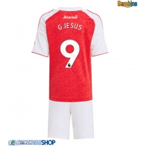 Maglie da calcio Arsenal Gabriel Jesus #9 Prima Maglia Bambino 2025-26 Manica Corta + Pantaloni corti)